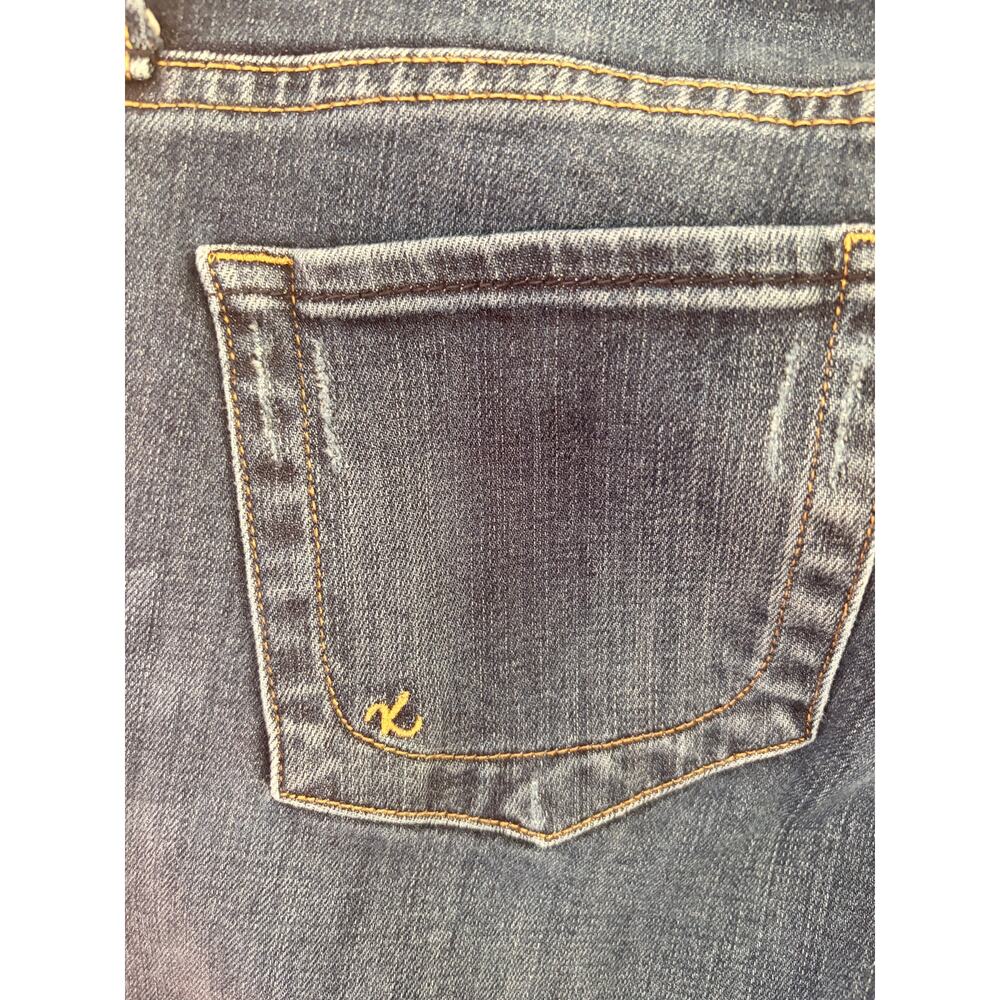 Kut From The Kloth Diana Skinny Jeans Size 6 Dark Wash Distressed Stretch - Picture 10 of 12